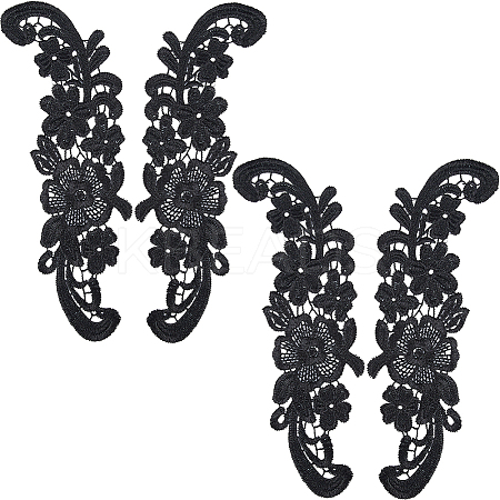 Sew on Flower Appliques PATC-WH0005-46A-1