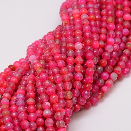 Natural Agate Bead Strands G-G882-6mm-C01-6-1