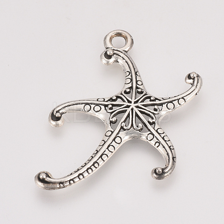 Tibetan Style Alloy Pendants TIBE-T011-55AS-FF-1