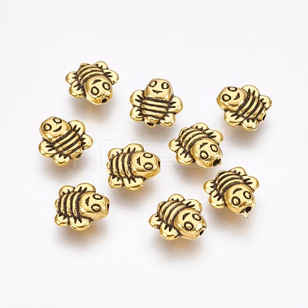 Zinc Alloy Beads PALLOY-ZN29435-AG-FF-1