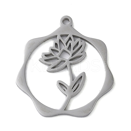 Non-Tarnish 304 Stainless Steel Pendants LS-STAS-P338-01H-P-1