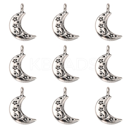 Tibetan Style Alloy Pendants TIBEP-S299-27AS-RS-1