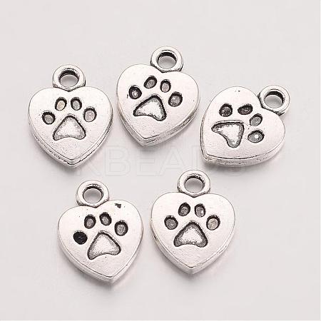 Tibetan Style Alloy Charms TIBEP-S291-19-RS-1
