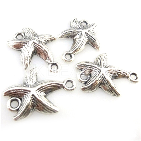 Tibetan Style Zinc Alloy Links FIND-WH0046-30-1