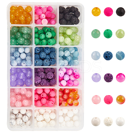 Gemstone Beads G-NB0001-37-8mm-1