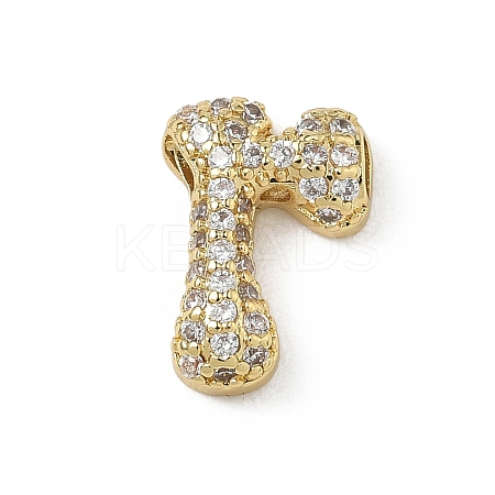 Brass Micro Pave Cubic Zirconia Pendants KK-A300-02G-R-1