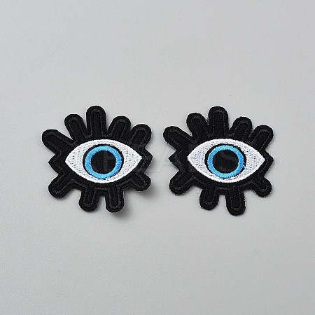 Computerized Embroidery Cloth Patches PATC-WH0002-080A-1