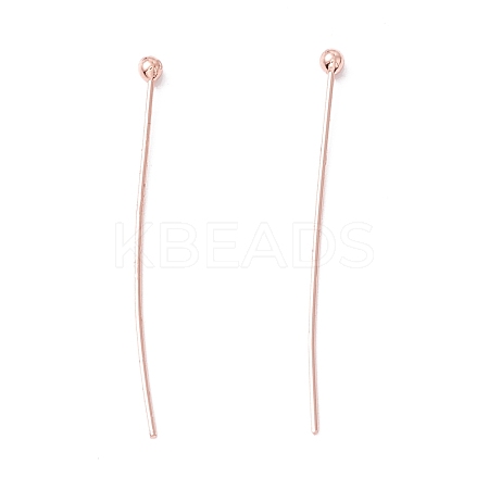 Brass Ball Head Pins KK-WH0058-02C-RG-1