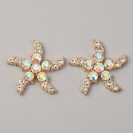 Alloy Rhinestone Cabochons FIND-WH0126-181KCG-1