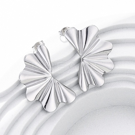 304 Stainless Steel Stud Earrings for Women EJEW-K306-10P-1