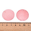 Spray Painted Natural Capiz Shell Disc Links Connector Charms SSHEL-T017-32F-3