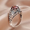 Alloy and Rhinestone Finger Rings for Women FS-WG94321-03-3