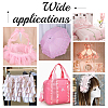 10M 10% Spandex 90% Polyamide Layered Pleated Lace Ribbon OCOR-GA0002-42B-5