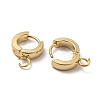 201 Stainless Steel Huggie Hoop Earrings Findings STAS-A167-01E-G-2