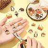 20Pcs 10 Styles Thanksgiving Theme Alloy Enamel Pendants FIND-FS0004-84-8