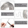 Anodized Aluminum Wire AW-S001-0.8mm-01-7