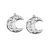 Non-Tarnish 201 Stainless Steel Pendant Cabochon Settings STAS-T063-192P-2