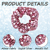 6Pcs 6 Colors Polyester Elastic Hair Accessories AJEW-CN0003-81-5