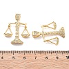 Rack Plating Brass Micro Pave Cubic Zirconia Pendants KK-H449-67G-02-RS-3