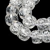 Transparent Spray Painting Crackle Glass Beads Strands GLAA-NH0001-05K-3