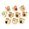 304 Stainless Steel Wide Open Cuff Rings RJEW-Z078-22G-4