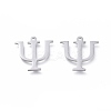 Tarnish Resistant 304 Stainless Steel Charms X-STAS-K215-11P-2