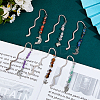 Alloy Wavy Bookmarks AJEW-DC00022-5