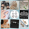 94Pcs 6 Styles Glass Rhinestone Cabochons FIND-FG0003-77B-6