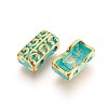 Tibetan Style Alloy Multi-strand Links PALLOY-F240-05GG-2