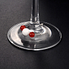 Natural Red Agate Wine Glass Charms AJEW-JO00035-03-1