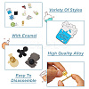 11pcs 11 style Chemistry Enamel Pins JEWB-KS0001-11-5