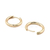 Brass Huggie Hoop Earrings EJEW-I289-22B-G-2