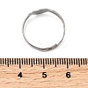 316 Stainless Steel Pad Ring Settings LS-X-STAS-D375-03P-3
