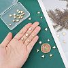 36Pcs 6 Style Brass Beads KK-FH0002-90-3