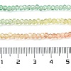 Transparent Painted Glass Beads Strands LS-DGLA-A034-T2mm-A04-3