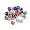 Mixed Styles Handmade Lampwork Glass European Beads LPDL-L002-M-1