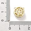 Brass Micro Pave Clear Cubic Zirconia Pendants ZIRC-L104-004G-3