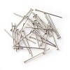 Tarnish Resistant 304 Stainless Steel Flat Head Pins LS-STAS-G185-07P-0.7x16mm-1