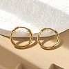 PVD Vacuum Plating 304 Stainless Steel Huggie Hoop Earrings for Women LS-EJEW-F280-07C-G-1