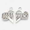 Tibetan Style Alloy Split Pendants TIBE-N001-02AS-LF-2