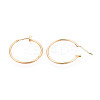 304 Stainless Steel Hoop Earrings EJEW-T048-25C-G-3