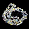 Electroplate Transparent Glass Beads EGLA-H112-04AB-01-2