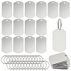 DIY Stainless Steel Keychain Making Kits DIY-OC0014-11B-1