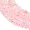 Natural Morganite Beads Strands G-O166-25-3mm-01-3