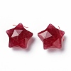 Natural Red Jade Charms X-G-H241-04H-2
