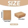 Kraft Cotton Filled Cardboard Paper Jewelry Set Boxes CBOX-R036-11A-9