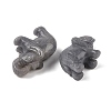 Dyed & Heated Natural Blue Aventurine Carved Elephant Decorations DJEW-M013-01A-2