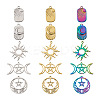  Jewelry 30Pcs 15 Style 304 Stainless Steel Pendants STAS-PJ0001-36-1