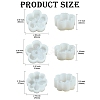 3 Pcs 3 Styles Flower Silicone Molds ST-CJ0043-018-2