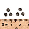 Flower Brass Crystal Rhinestone Bead Spacers RB-D302-B-2